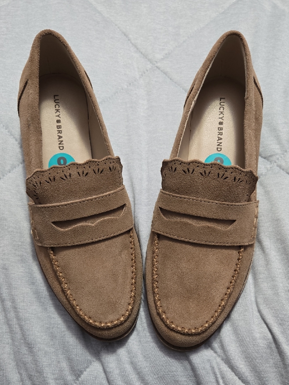 Lucky Brand Women's Suede Loafer Shoes - NWT - Size 8